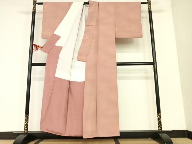 平和屋着物□上質な小紋 作家物 静峰作 霞文 暈し