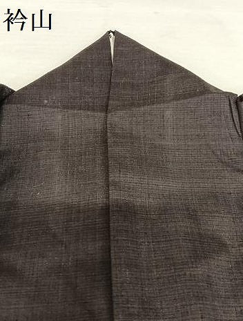 平和屋着物●結城紬 100亀甲 葡萄蔦の葉文 飛び亀甲柄 正絹 逸品 AAAT0645zg