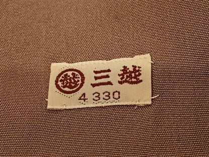 平和屋着物●上質な小紋 ろうけつ染め 網目文 正絹 逸品 AAAT0677zg