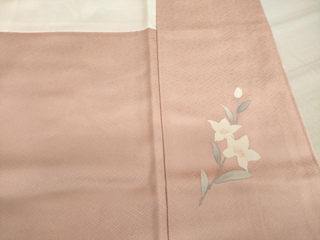 平和屋着物●創業140年　小糸染芸の四代目　小糸敏　訪問着　枝花文　暈し染　金彩　正絹　逸品　未使用　AAAT0917ck