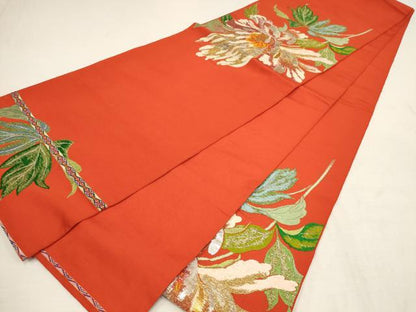 平和屋着物●龍村平蔵製 太鼓柄 本袋帯 国色錦 金銀糸 正絹 逸品 AAAT1312wj