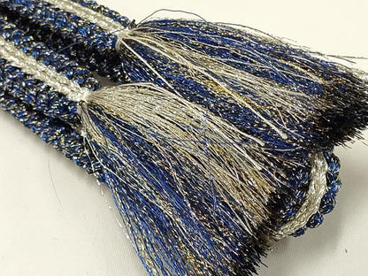 平和屋着物●織の宝石・ダイヤモンドカット　佐波理綴　SAHARI JEM　帯締め　金銀糸　逸品　AAAT2156ay