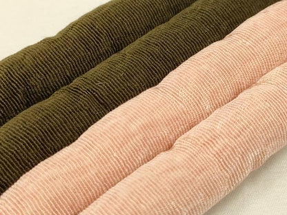 平和屋着物●和装小物　上質な帯締め2本セット　丸ぐけ　刺繍　花柄　鞠　金糸　逸品　AAAT2175ay