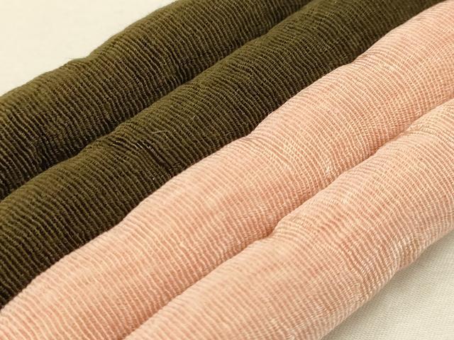 平和屋着物●和装小物　上質な帯締め2本セット　丸ぐけ　刺繍　花柄　鞠　金糸　逸品　AAAT2175ay