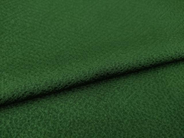 平和屋着物●豪華振袖　色無地　千歳緑色　刺繍　螺鈿　正絹　逸品　AAAT2206ck
