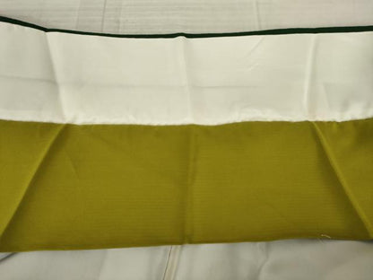 平和屋着物●豪華振袖　色無地　千歳緑色　刺繍　螺鈿　正絹　逸品　AAAT2206ck
