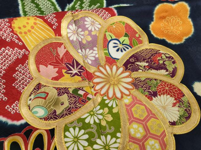 平和屋着物●豪華振袖 駒刺繍 絞り 吉祥舞花文 金彩 正絹 逸品 AAAT2215ck