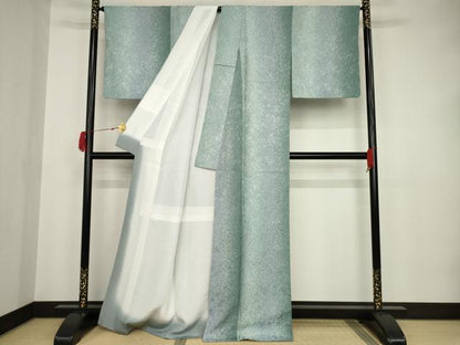 平和屋着物●上質な小紋　天目暈し　霞間道　正絹　逸品　AAAT2240ck