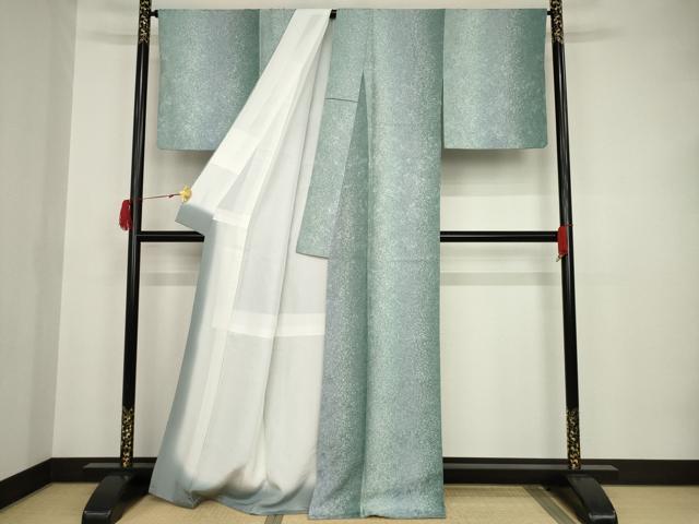 平和屋着物●上質な小紋　天目暈し　霞間道　正絹　逸品　AAAT2240ck