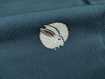 平和屋着物●上質な小紋　兎　正絹　逸品　AAAT2294ck