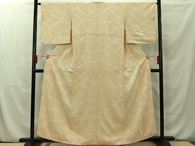 平和屋着物□大変加工の良い総絞り小紋 正絹 逸品 AAAT2408jh