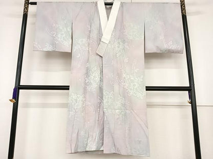 平和屋着物●越後十日町の一流染匠 桐屋・翠山工房 訪問着 長襦袢セット（無双仕立て）絞り 辻が花 暈し染め 金彩 正絹 逸品 AAAT3031np