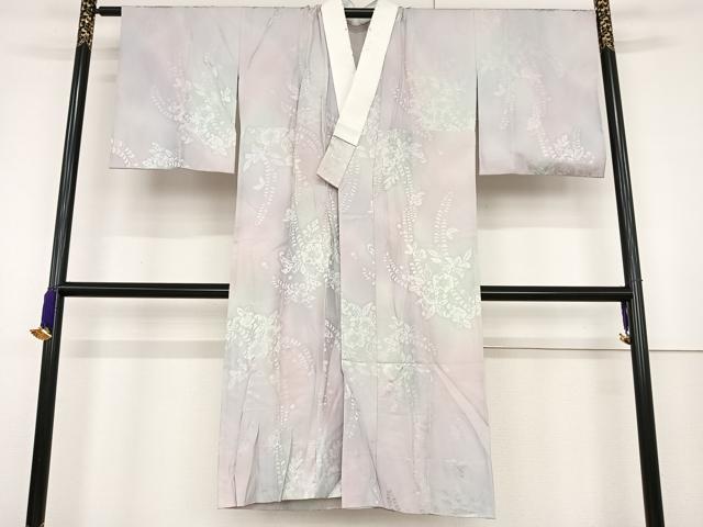 平和屋着物●越後十日町の一流染匠 桐屋・翠山工房 訪問着 長襦袢セット（無双仕立て）絞り 辻が花 暈し染め 金彩 正絹 逸品 AAAT3031np