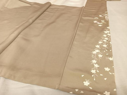 平和屋着物●創業460年・千總　訪問着　駒刺繍　花筏　金糸　金彩　西武百貨店扱い　正絹　逸品　AAAT3040np