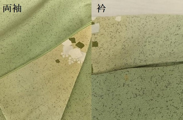 平和屋着物●中島博司 訪問着 桐 箔散らし 暈し染め 金彩 正絹 逸品 AAAT3060np