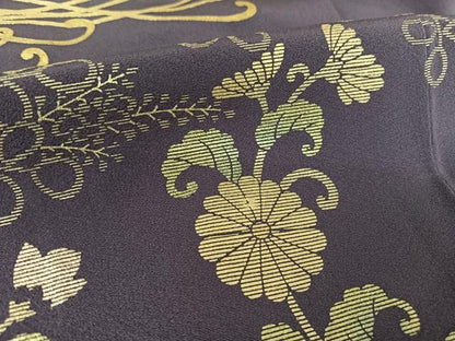 平和屋着物●本貝紫作家　西山和垣　色留袖　鳳凰菊唐草　鈴乃屋扱い　正絹　逸品　未使用　AAAT3079np　