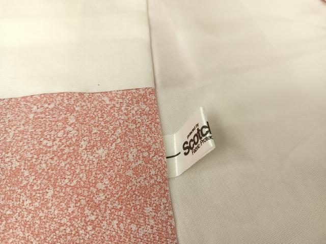 平和屋着物○訪問着 草花文 たたき染め 正絹 逸品 AAAT3090np