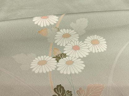 平和屋着物●訪問着 作家物 枝花文 暈し染め 正絹 逸品 AAAT3094np