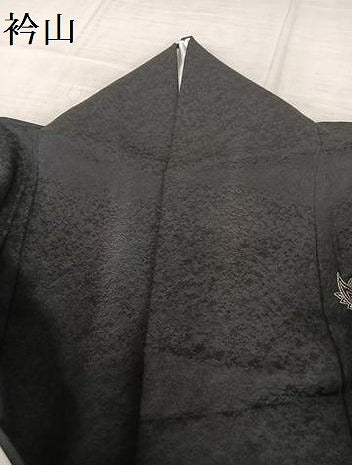 平和屋着物●金彩友禅　卓越技能者・名工・和田光正　訪問着　更紗花文　暈し染め　黒地　金銀彩　正絹　逸品　AAAT3132np
