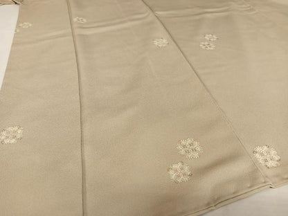 平和屋着物●上質な小紋 若松丸文 金彩 三越扱い 正絹 逸品 AAAT3145np