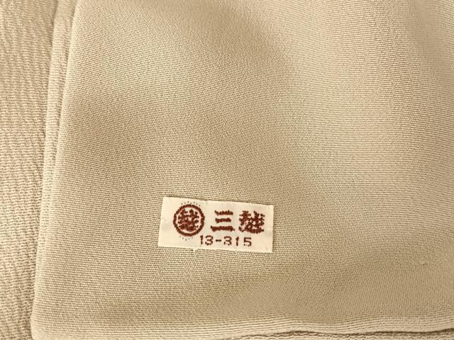 平和屋着物●上質な小紋 若松丸文 金彩 三越扱い 正絹 逸品 AAAT3145np