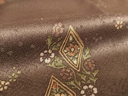 平和屋着物●創業460年・千總　小紋　花菱文　金彩　高島屋扱い　正絹　逸品　未使用　AAAT3147np
