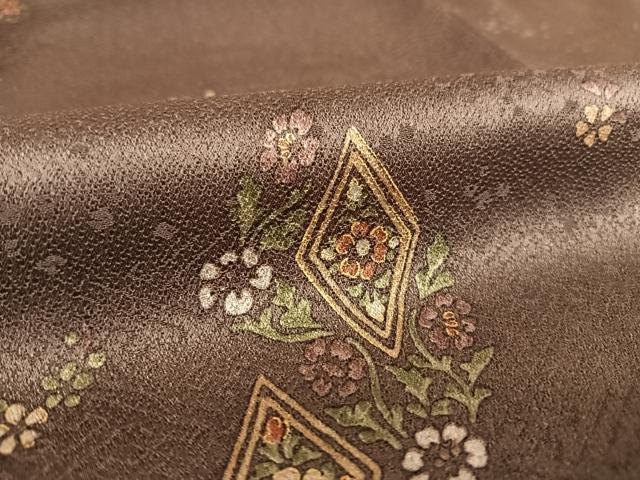 平和屋着物●創業460年・千總　小紋　花菱文　金彩　高島屋扱い　正絹　逸品　未使用　AAAT3147np