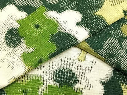 平和屋着物▽上質な紬 単衣 舞花文 正絹 逸品 AAAT3476fy
