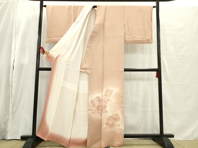 平和屋着物■豪華色留袖　流水破れ色紙地紋　暈し染め　正絹　逸品　AAAT4313ma