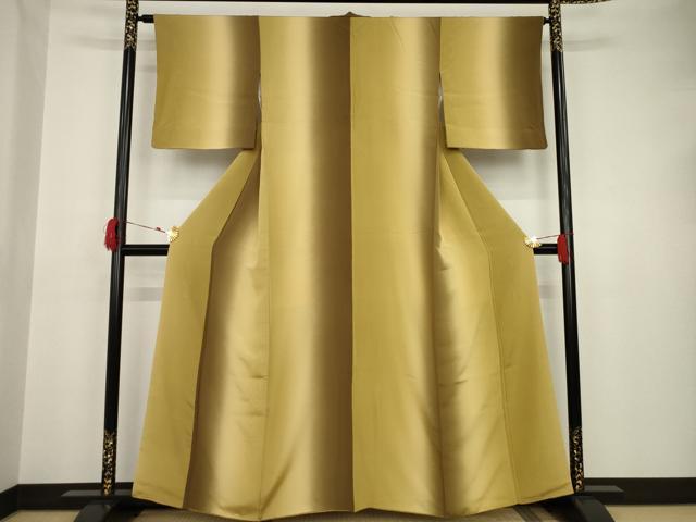 平和屋着物●上質な小紋 作家物 間道 正絹 逸品 AAAT5088ck