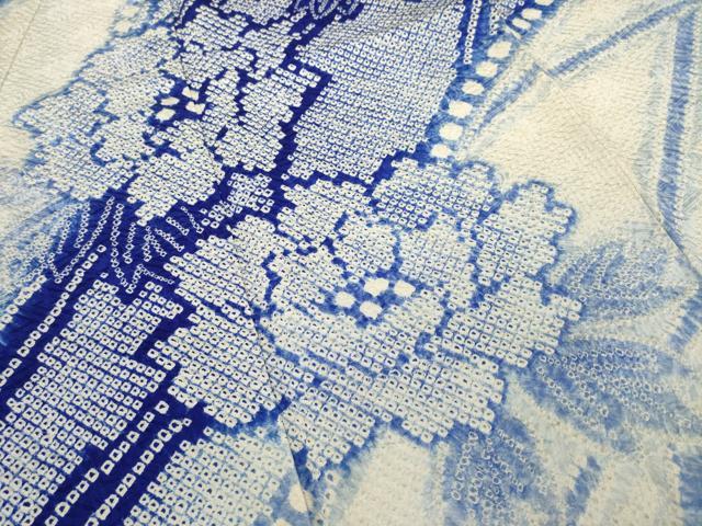 平和屋着物●豪華振袖　総絞り　舞花文　正絹　逸品　AAAT5115ck