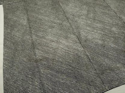 平和屋着物●大変加工の良い総絞り小紋 黒地 正絹 逸品 AAAT6695ck