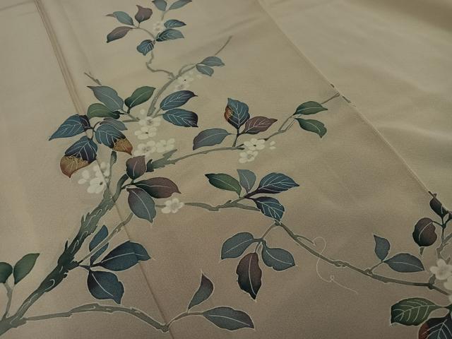 【高級訪問着】　枝花文　暈し染め　逸品✨ No.60 平和屋着物□訪問着 枝花文 暈し染め 正絹 逸品 未使用