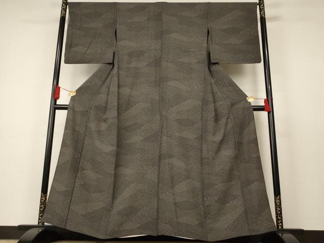 平和屋着物▽江戸小紋 単衣 切嵌吉祥文 正絹 逸品 AAAT7041iu