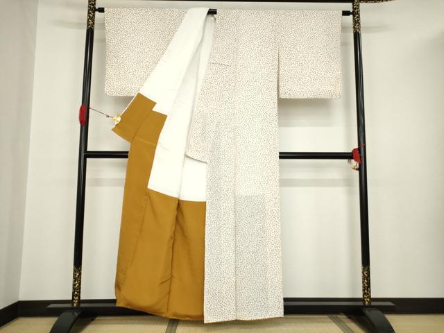 平和屋着物□上質な小紋 唐辛子 正絹 逸品 AAAT7674ma