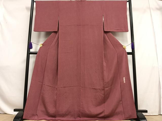平和屋着物□江戸小紋 作家物 鮫小紋柄 鬼しぼ縮緬 ロング丈