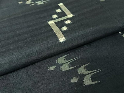 平和屋着物●本場琉球絣　紬　正絹　逸品　AAAT9369np