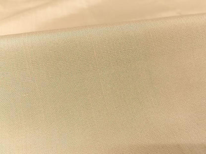 平和屋着物●上質な紬 色無地 薄卵色 正絹 逸品 AAAT9402np