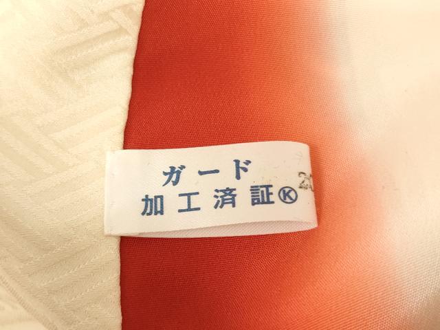 平和屋着物∵女の子　十三参り　子供　舞蝶文　金彩　逸品　AAAT9963ja