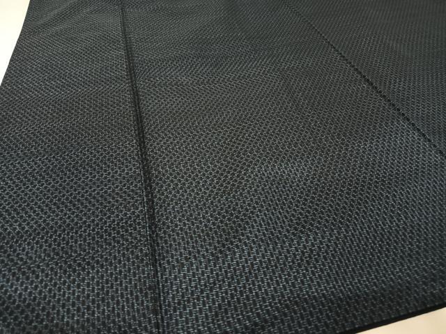 平和屋着物●男性　本場大島紬　アンサンブル　格子　正絹　逸品　AAAU0033np