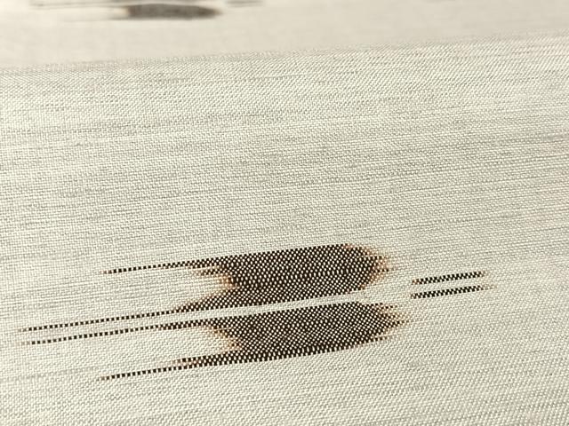 平和屋着物●重要無形文化財 本場久米島紬 ゆうな染 手織 正絹 逸品 AAAX6162np