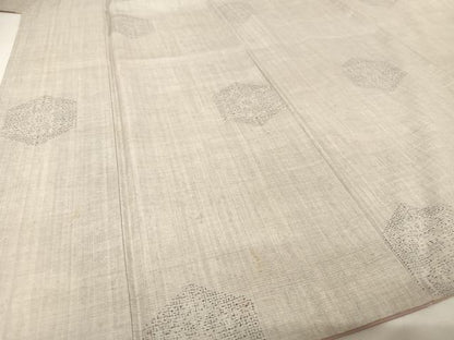 平和屋着物●本場結城紬 重要無形文化財 飛び亀甲 亀甲絣 奥順謹製 証紙付き 正絹 逸品 AAAU0055np