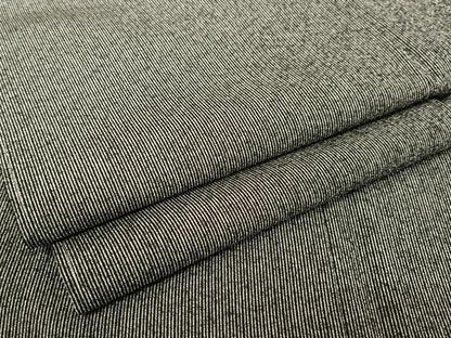 平和屋着物●江戸小紋 万筋 黒色×白色 洗える着物 未使用 AAAU0064np