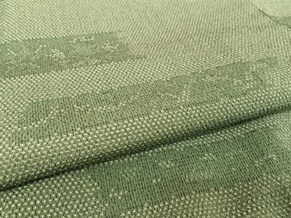 平和屋着物●白鷹お召 霞花文 正絹 逸品 AAAU0074np