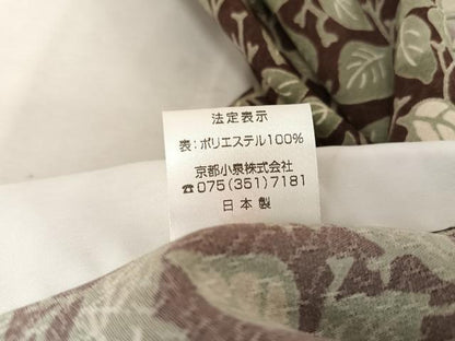 平和屋着物▽小紋 単衣 枝葉文 京都小泉 洗える着物 AAAU0082np