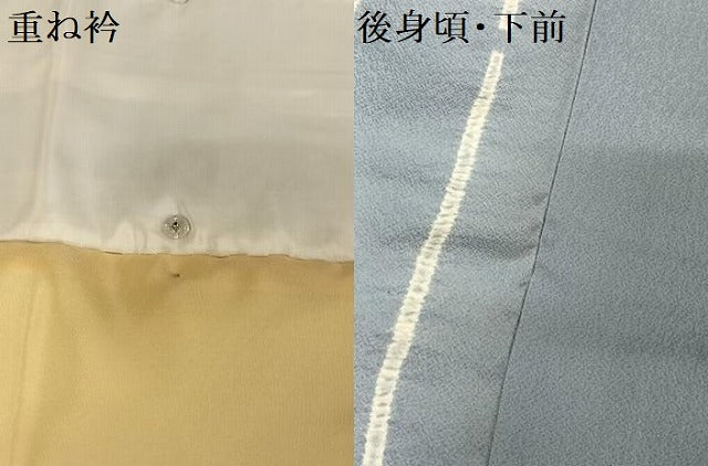 平和屋着物●京都府指定無形文化財　染色作家　小倉建亮の弟子　市瀬史郎　訪問着　絞り　乱菊　金彩　ロング丈　正絹　逸品　AAAU0124np