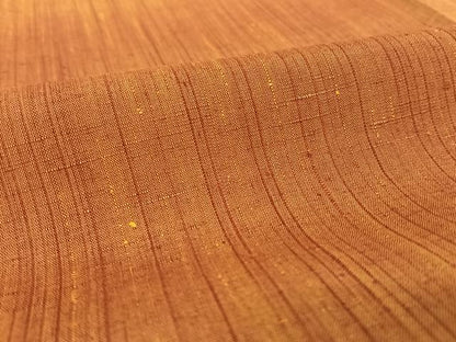 平和屋着物●上質な紬　縞　正絹　逸品　AAAU0156np