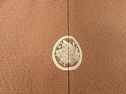 平和屋着物●人間国宝 福田喜三郎 訪問着 刺繍 葡萄蔦の葉 金彩 正絹 逸品 AAAU0206np