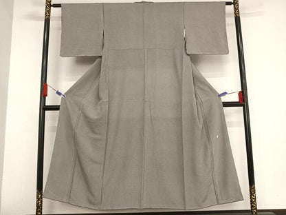 平和屋着物●小紋師 北原寿永 江戸小紋 角通し 正絹 逸品 未使用 AAAU0218np