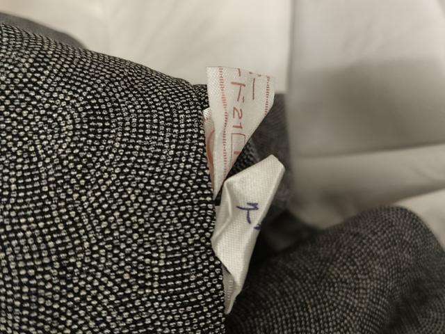 平和屋着物●江戸小紋 極小鮫小紋柄 黒地 鈴乃屋扱い 正絹 逸品 AAAU0345np